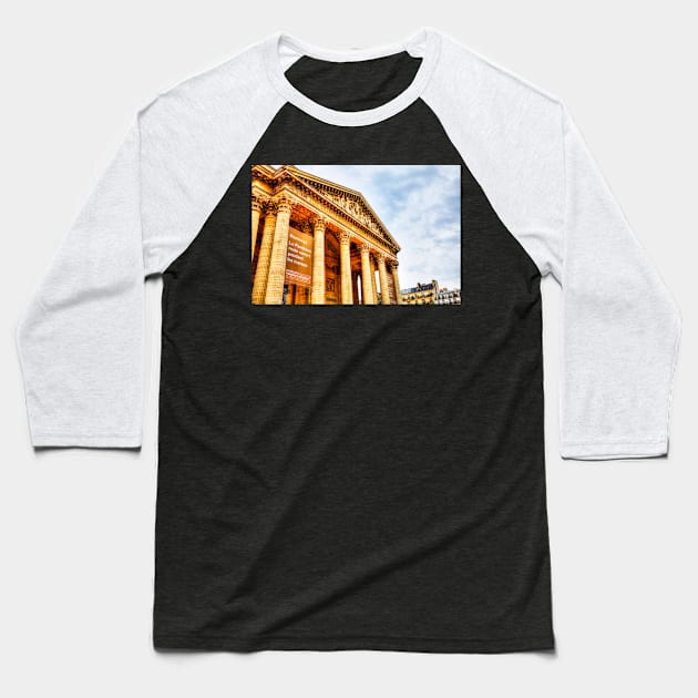 The Pantheon, Paris, France Baseball T-Shirt by tommysphotos